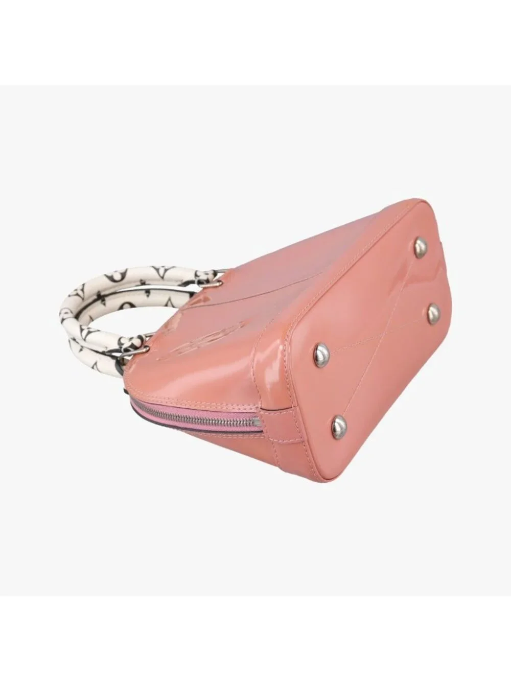 Louis Vuitton Alma BB Rose Belleline Vernis Handbag